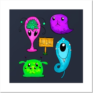 Alienz Posters and Art